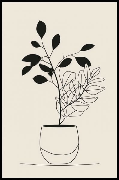 Plakat 53x81cm Prostota Doniczki zdjęcie 2