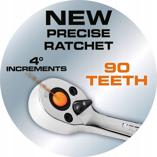 NEO 10-066 ZESTAW KLUCZE NASADOWE NASADKI TORX 1/4" 1/2" walizka 110el na Arena.pl