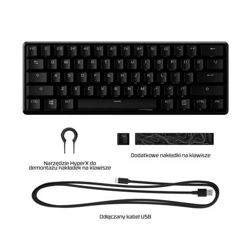 Klawiatura HyperX Alloy Origins 60 na Arena.pl