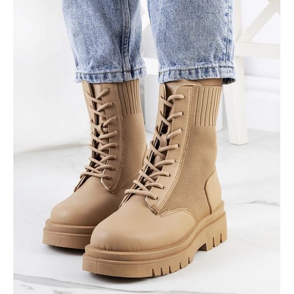 Brązowe traperki r.39 zdjęcie 2