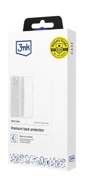 motorola moto g67 - 3mk clear case zdjęcie 1