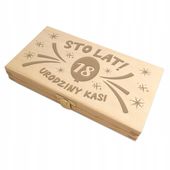 PUDEŁKO na PIENIĄDZE NA 18 urodziny prezent