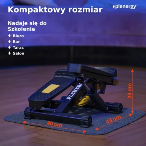 Stepper Plenergy X1 z linami zasilania na Arena.pl