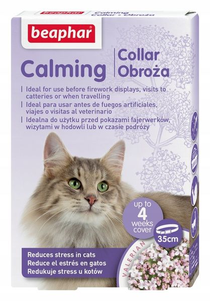 Beaphar CALMING COLLAR KOT - OBROŻA RELAKSACYJNA zdjęcie 3