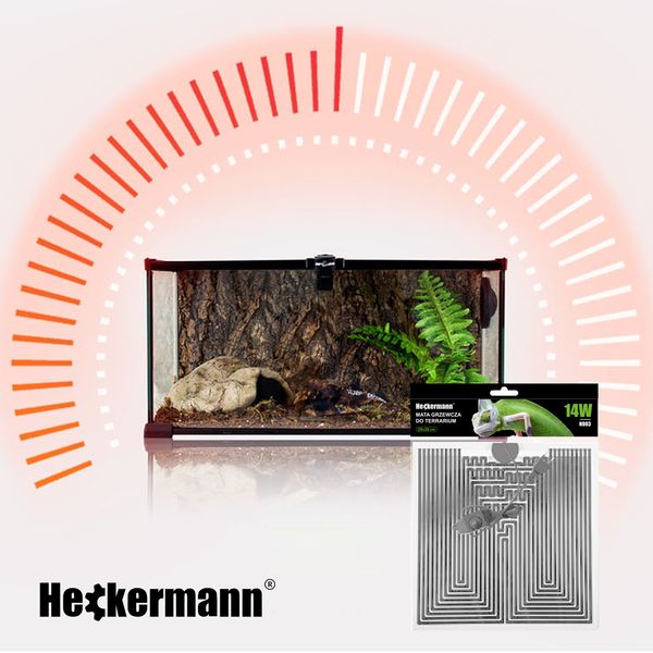 Mata grzewcza do terrarium 28x28cm zdjęcie 6