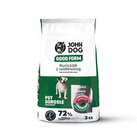 John Dog ADULT KURCZAK Z WOŁOWINĄ 3 kg Małe Rasy