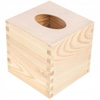 Pudełko chusteczki chustecznik drewniany decoupage