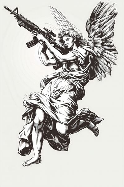 Plakat 30x45cm Anioł Wojny zdjęcie 1