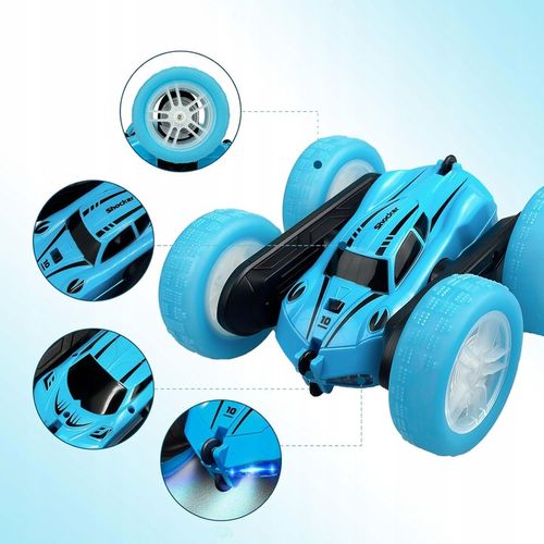 AUTO TWISTER TAŃCZĄCY SAMOCHÓD AKROBATA KASKADER 4WD Z LED Z PILOT Z AKU na Arena.pl
