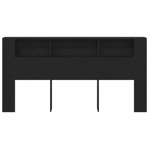 Szafka z zagłówkiem Czarny dąb 200 x 18,5 x 104,5 cm na Arena.pl