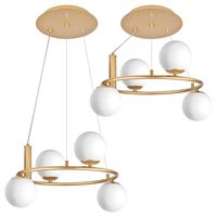 CERES 4 Lampa wisząca - Nowoczesna, szklane kule, 4xE14