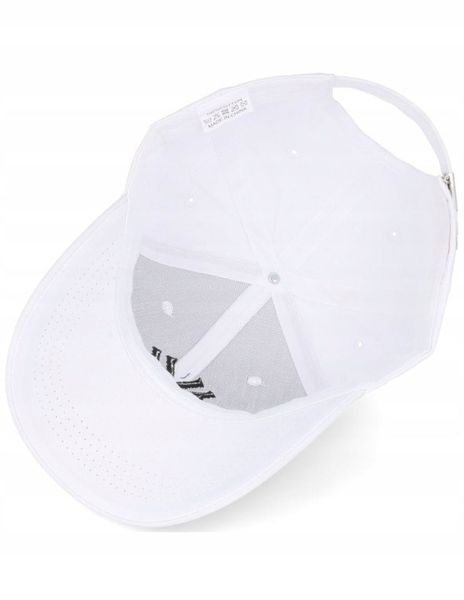 Czapka z daszkiem snapback regulowana biała zdjęcie 2