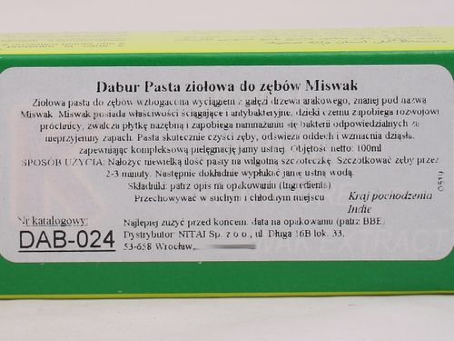 Pasta Miswak - Dabur - 100ml na Arena.pl
