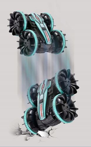 SAMOCHÓD ZDALNIE STEROWANY RC GESTAMI AMFIBIA 2 PILOTY 4x4 360° PŁYWAJĄCY na Arena.pl