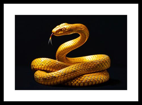 Plakat 30x20cm Złoty Wąż na Arena.pl