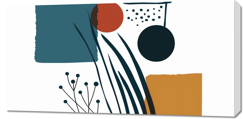 Obraz 100x50cm Przerys nad Treścią zdjęcie 1