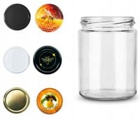 36x 540ml słoik szklany + zakrętki Słoiki szklane 500ml na miód