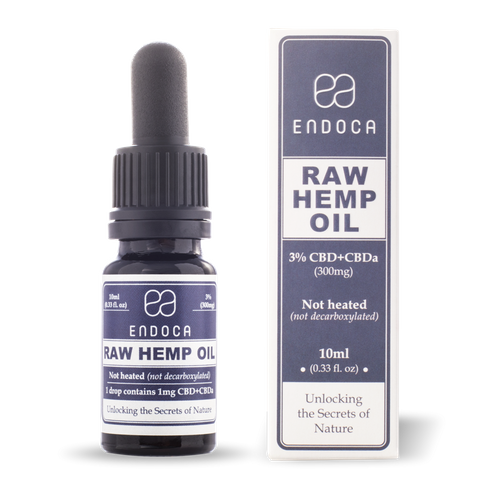 Olejek konopny RAW 3% CBD+CBDA 10ML - ENDOCA na Arena.pl
