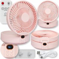 WENTYLATOR BIURKOWY WIATRAK BEZPRZEWODOWY PRZENOŚNY AKUMULATOROWY 4000mAh