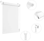 Roleta Zaciemniająca Termiczna Klemmfix Bez Wiercenia Biała 45x130 cm