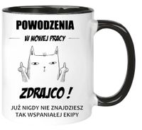 KUBEK NA POŻEGNANIE KOLEŻANKI KOLEGI Z PRACY ŚMIESZNY PREZENT