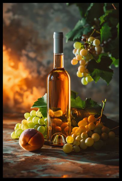 Plakat 40x60cm Bursztynowe Wino zdjęcie 2