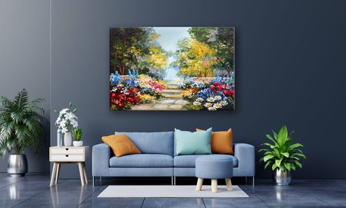 OBRAZ NA PŁÓTNIE 079 Park 60x40cm na Arena.pl