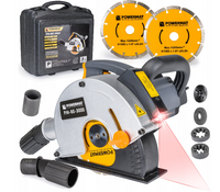 BRUZDOWNICA ELEKTRYCZNA 3000W 150MM WALIZKA LASER PM-BE-3000