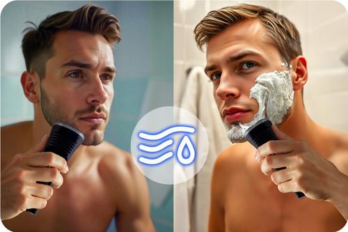 Maszynka do golenia golarka do brody zarostu 3 ostrza czarna Berdsen na Arena.pl