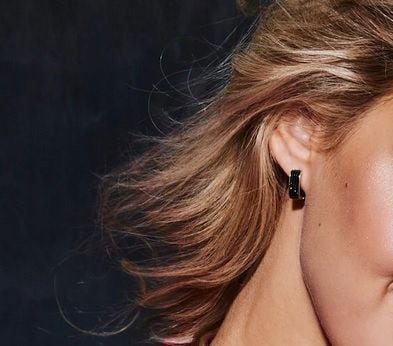 Kolczyki Srebrne Czarne Cyrkonie Verona Jewellery na Arena.pl