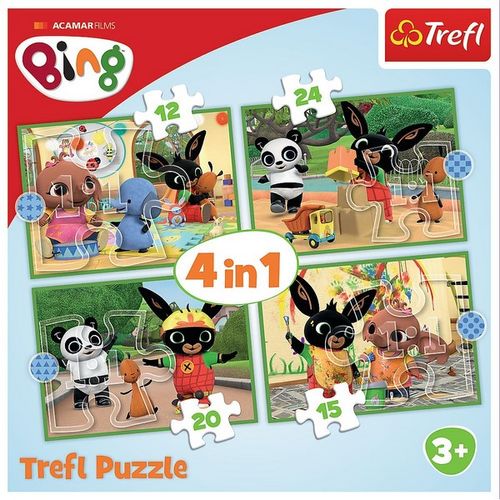 PUZZLE 4W1 WESOŁY DZIEŃ BINGA na Arena.pl