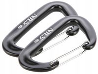 Karabińczyk Wspinaczkowy 2 szt. Turystyczny Udźwig Do 1200 kg Nils