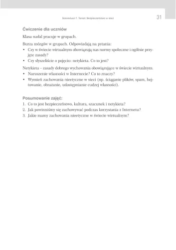 Godziny wychowawcze z nastolatkami. Scenariusze zajęć na Arena.pl