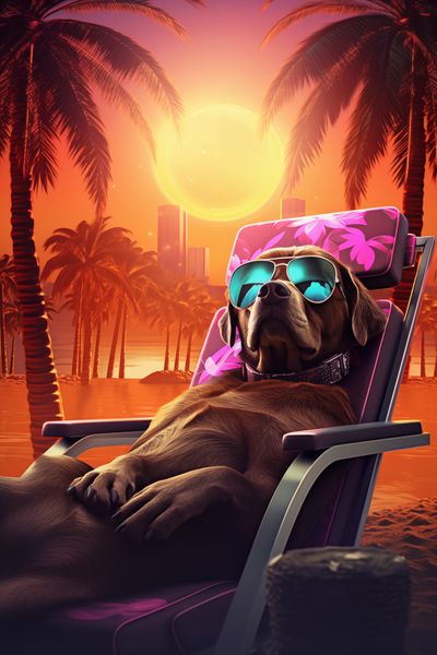 Plakat 40x60cm Lato w Stylu zdjęcie 1