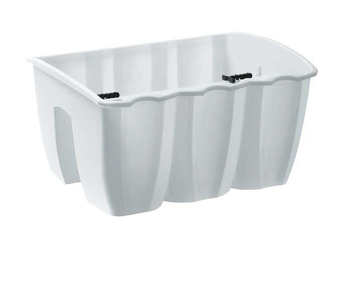 3x Skrzynka na balustradę DCRO400, Doniczka balkonowa + keramzyt 5l zdjęcie 3