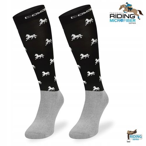 Wygodne skarpetki dziecięce do jazdy konno na lato z mikrofibry od Comodo na Arena.pl