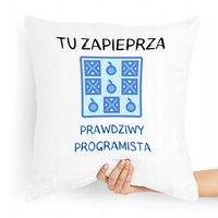 Poduszka Prezent Tu Zapieprza Prawdziwy Informatyk Z Nadrukiem Ze Zdjęciem