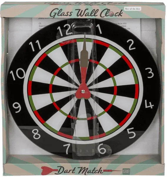 Zegar Ścienny w stylu Tablicy do Gry w Darta zdjęcie 5