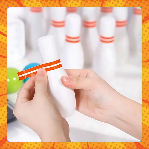 kręgle gra zręcznościowa sensoryczne dla dzieci zabawa bowling białe na Arena.pl