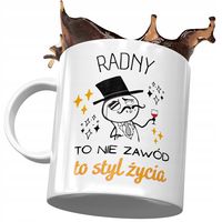 Dla Radnego Kubek Na Urodziny Imieniny Na Prezent Z Nadrukiem Ze Zdjęciem