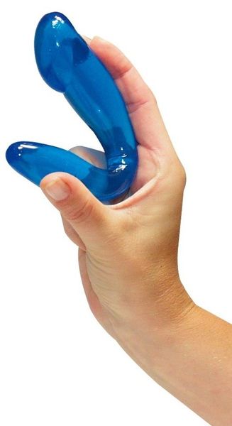 Dwustronne Żelowe Dildo Galaxia Blue zdjęcie 2