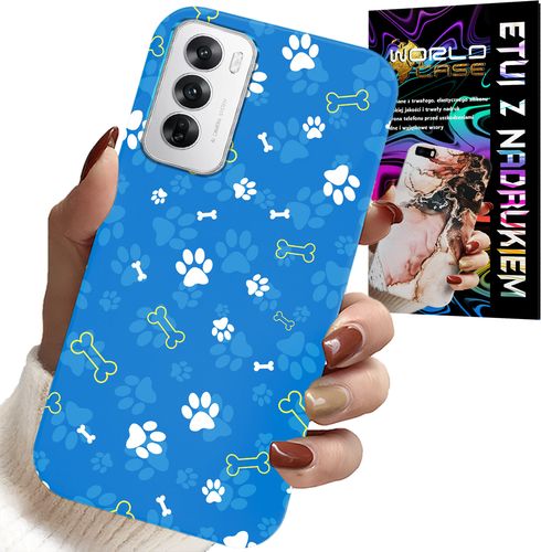 ETUI DO OPPO RENO12 PRO 5G - ŁAPKI KOŚCI PIES PATROL WZORY DLA DZIECI na Arena.pl