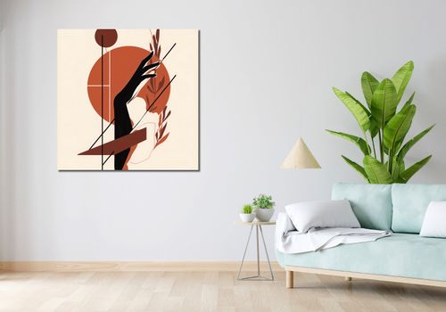 Obraz 100x100cm Zmierzch na Dłoni na Arena.pl