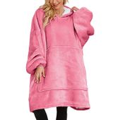 KOC BLUZA CIEPŁA PREZENT DZIEŃ KOBIET KOLORY OVERSIZE RÓŻOWA