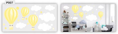 Naklejka ścienna dekoracyjna BALONIKI pastelove na Arena.pl