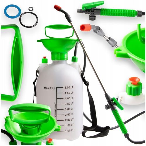 OPRYSKIWACZ CIŚNIENIOWY 5L RĘCZNY OGRODOWY Z LANCĄ na Arena.pl