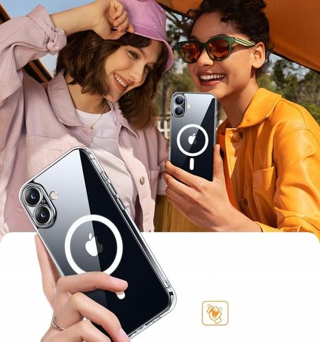 Etui PRZEZROCZYSTE do iPHONE 16 do MagSafe Clear Case + 2 SZTUKI SZKŁO 9H na Arena.pl