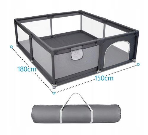 Kojec dla dzieci suchy basen TORBA pokrowiec | 150x180 (I111) na Arena.pl