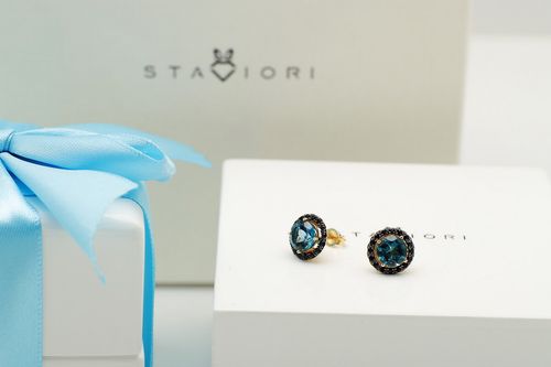 złote kolczyki staviori na Arena.pl