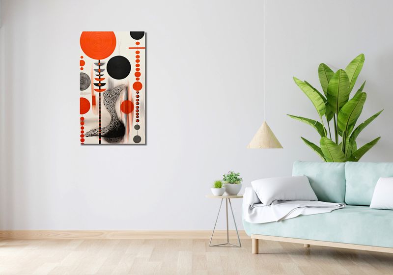 Obraz 50x90cm Kontrastowy Kosmos zdjęcie 2